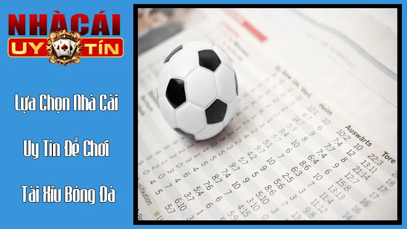 Lựa Chọn Nhà Cái Uy Tín Để Chơi Tài Xỉu Bóng Đá